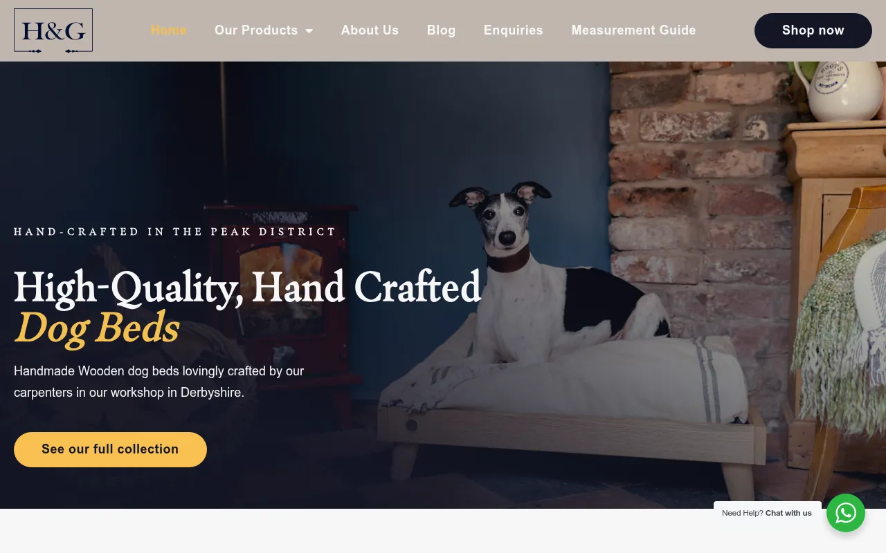 Harding & Green website screenshot